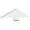 Ekena Millwork Eugene Architectural Grade PVC Gable Bracket, 36"W x 7 1/2"H x 2"D x 6"F, 5/12 Pitch GBP036X08X0206EUG00 - alternate 1